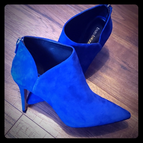Enzo Angiolini Shoes - NWOT Suede Enzo Angiolini EN-Ramona Pump Booties